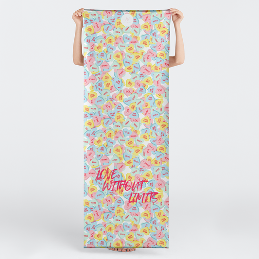 Love Me Yoga Mat Towel