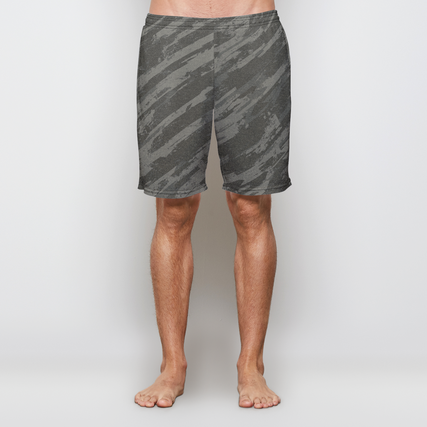 Camo Grey Mens Athletic Short