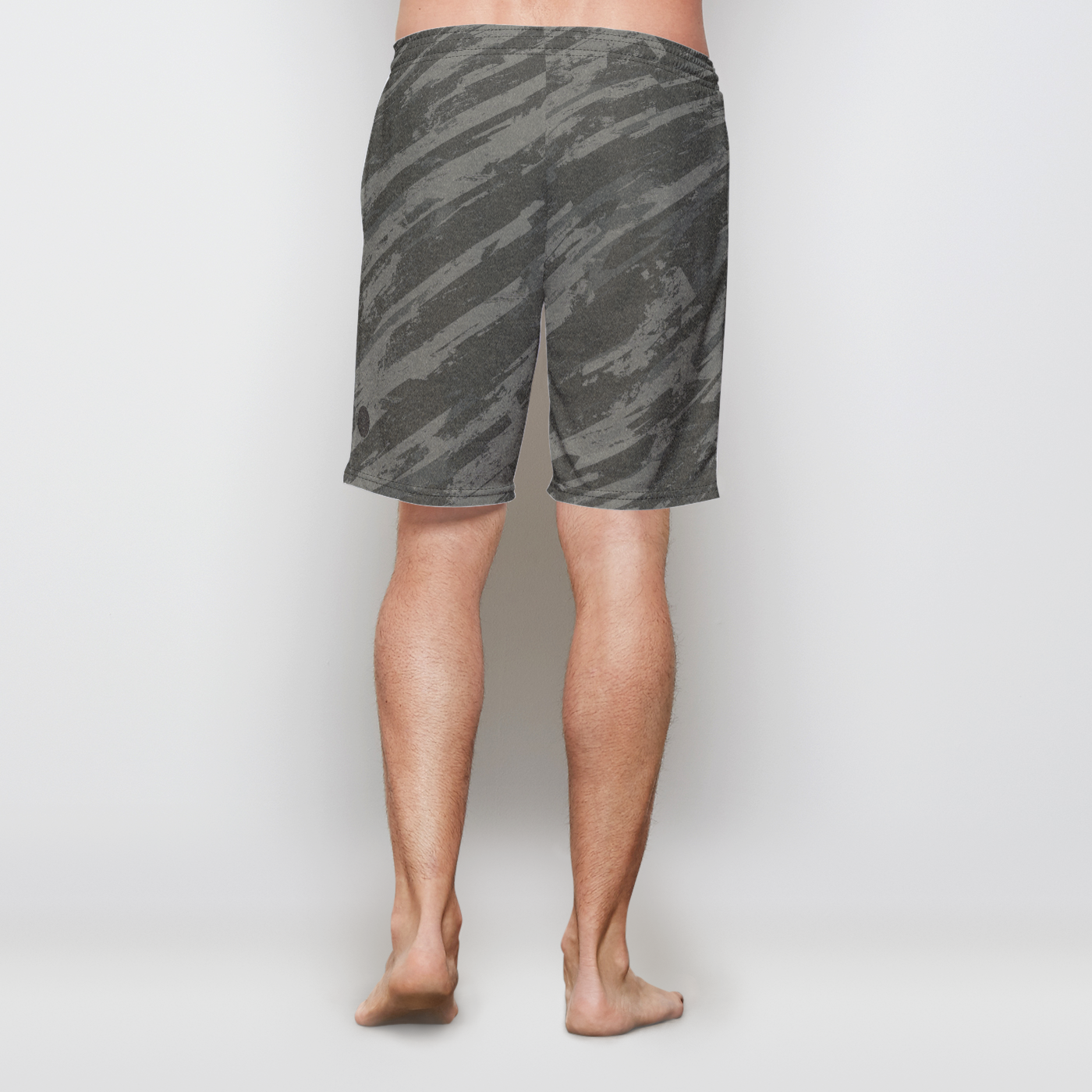 Camo Grey Mens Athletic Short